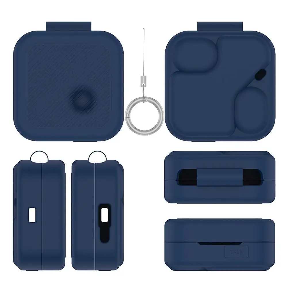 

Soft Silicone Case for Nothing Ear (3) Soft Flexible Scratch Resistant Protective Cover with Carabiner Anti-Scratch Shockproof
