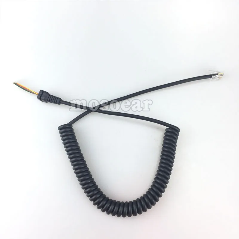 Yaesu MH-48A6J hand microphone cable FT8800 FT8900 FT7800 FT7900 FT7900R FT1807 FT-1802 FT1900 100DR voice microphone cable