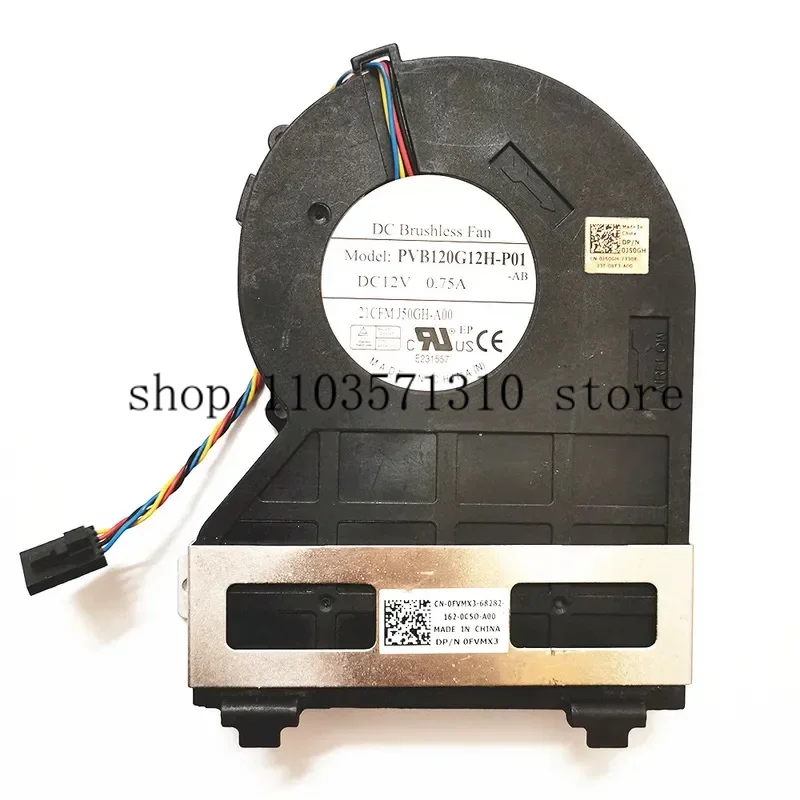 NEW Cpu Cooling Fan For DELL 390 3010 790 7010 9010 990 4 wire PVB120G12H-P01 radiator DC12V 0.75A