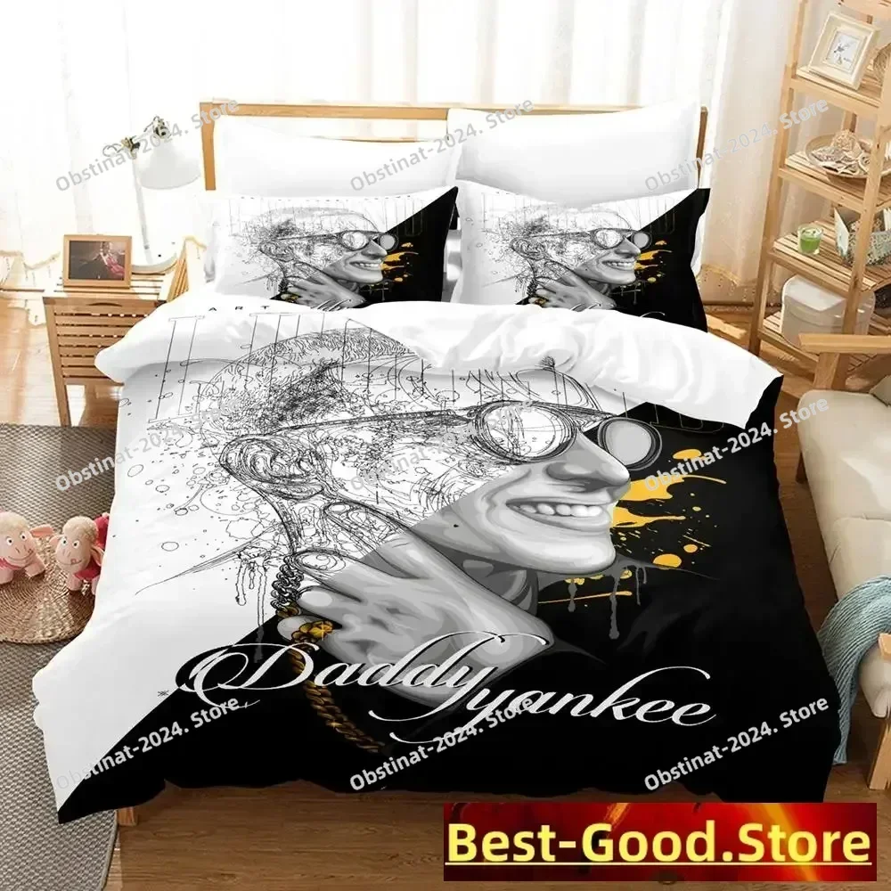 2023 Daddy Yankee Bedding Set Single Twin Printed Bed Set With Pillowcase Duvet Cover Soft Single Double Queen Super King Size
