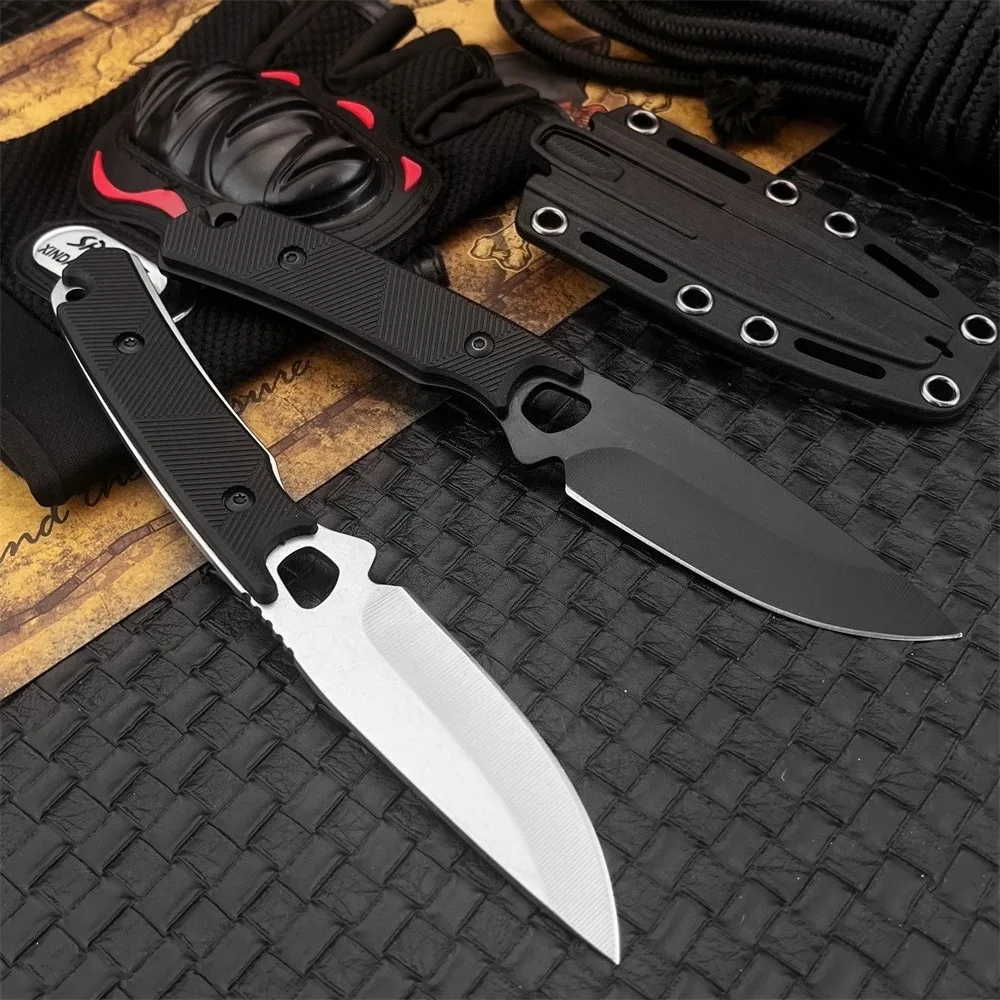 

KS 2048 Тактический охотничий нож с фиксированным лезвием 8Cr13Mov, лезвие из нейлонового волокна, ручка для рыбалки на открытом воздухе, кемпинга, EDC инструмент с ножнами