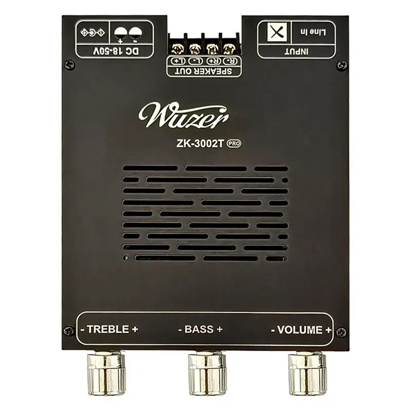 

ABZZ-QCC3034 Плата цифрового Bluetooth-усилителя 300W+300W, 2.0-канальная, с поддержкой APTX, для беспроводных колонок, 3002TPRO C