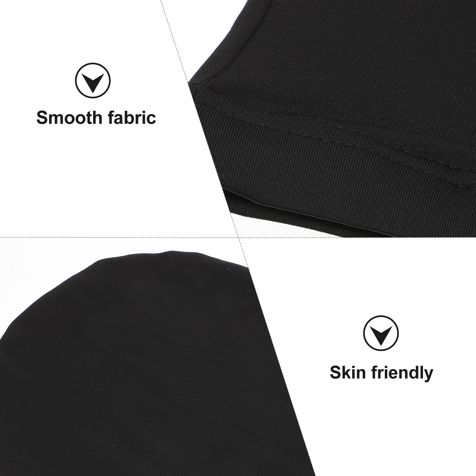

4Pcs Long Tail Cap Polyester Dreadlock Hats Women Hair Care Turban Bonnets Sleeping Unisex Chemo FriendlyBreathable