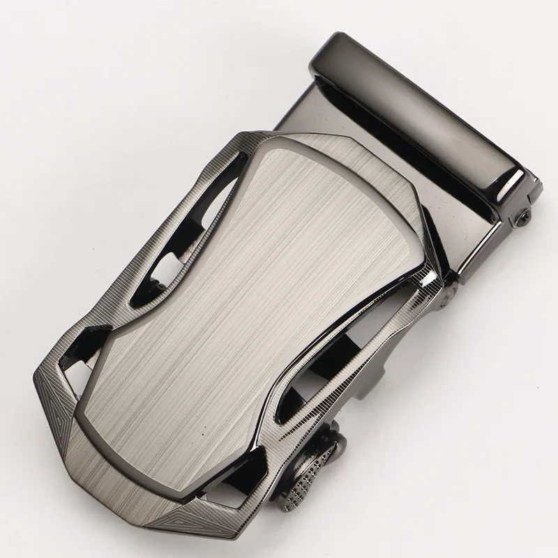 Men's Leather Strap Automatic Buckle Belt, Trendy Design