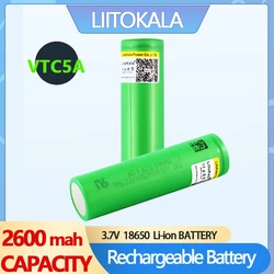 Liitokala NEW Original 3.6V Battery 18650 Rechargeable VTC5A 2600mAh High Drain 40A