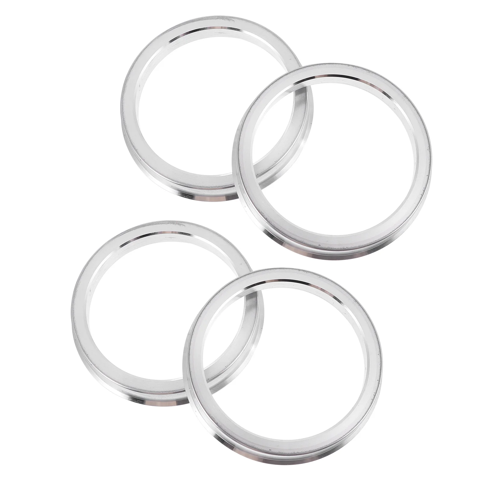 

4 Pcs Hub Collar Car Wheel Ring Center Hole Rings Auto Refit Aluminum Alloy Centric