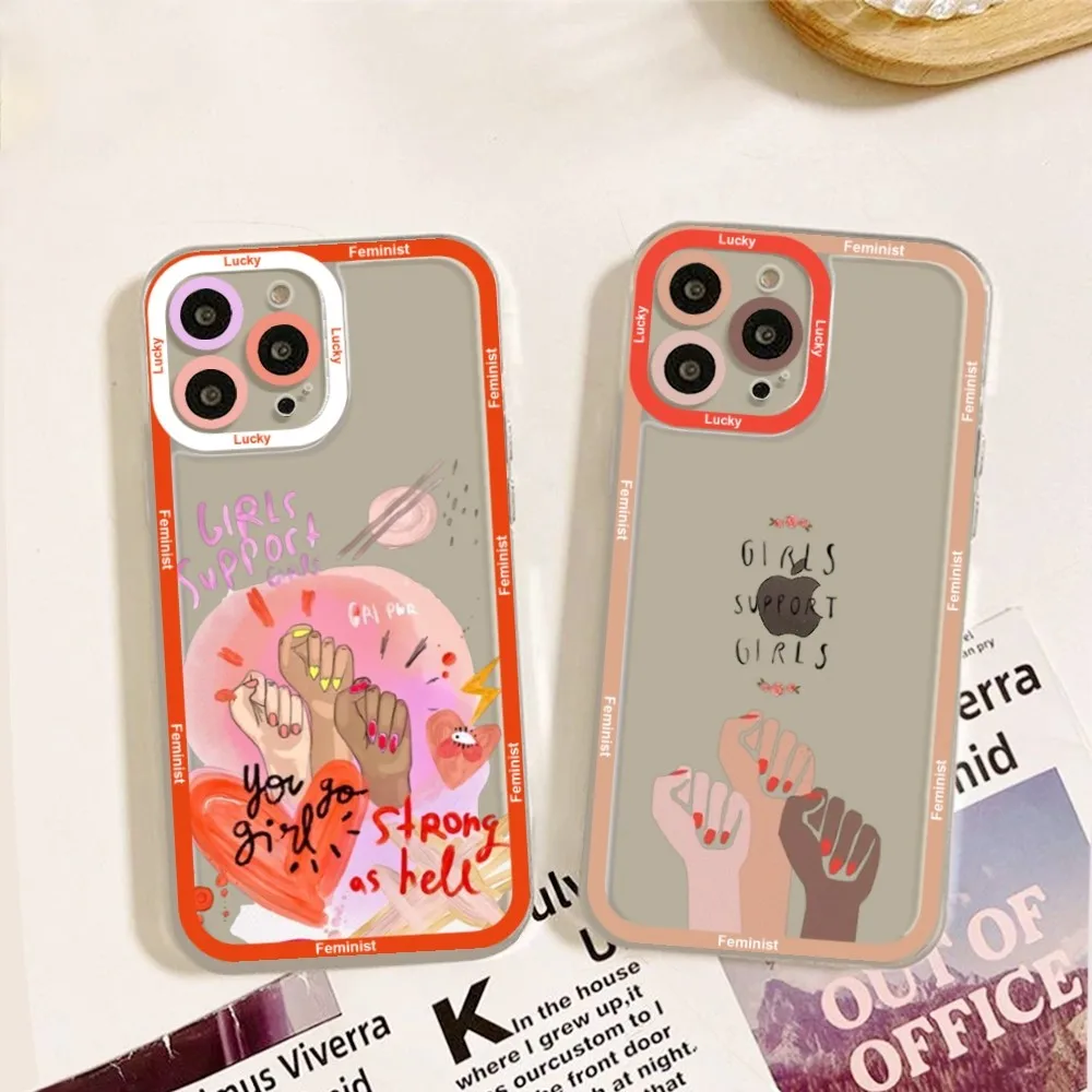 Feminist Feminism Aesthetics Girl Phone Case For IPhone 11,12,13,14,15,15 Pro,13 Promax,14 Plus,15 Mini,16,16plus,16promax