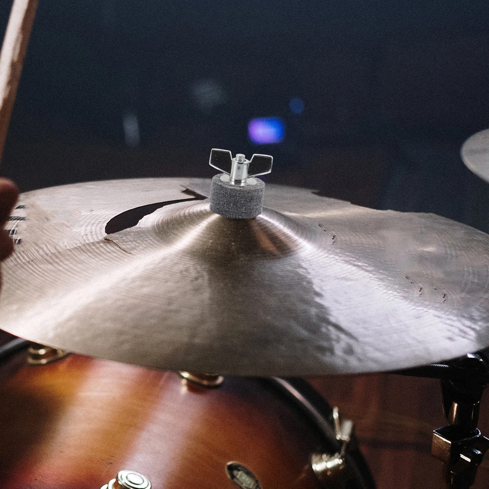 

Cymbals Stacker Durable Metal Cymbal Mounting Bracket Stand Penetration Drum Accessories Percussion Instrument