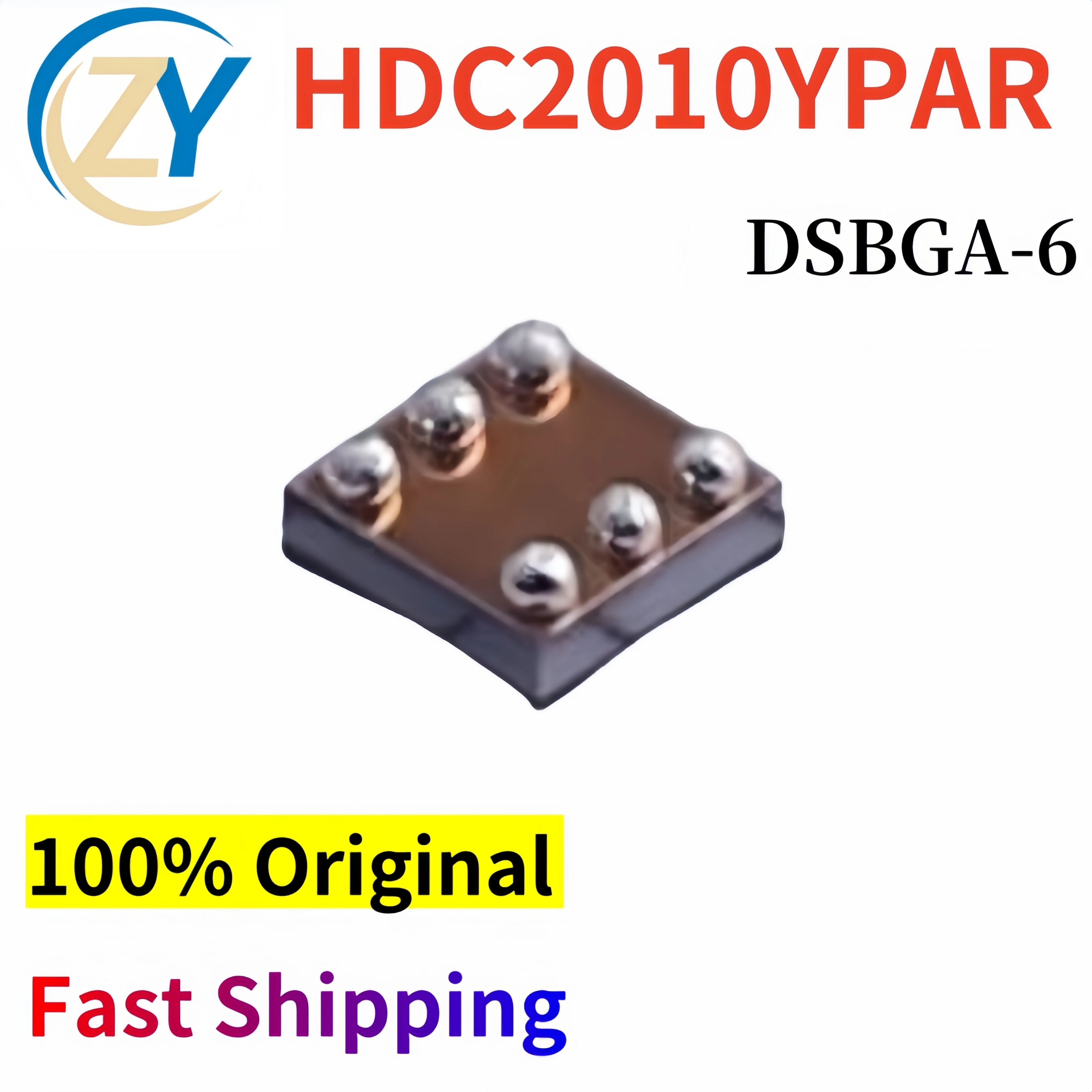 (5pcs) HDC2010YPAR Sensors HDC2010 Digital DSBGA-6 0% to 100% Guaranteed Quality & In Stock