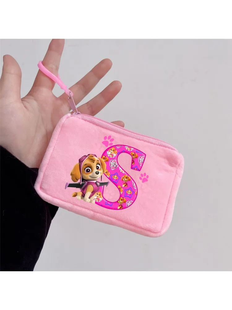 Paw Patrol porte-monnaie pour enfants Anime dessin animé mignon sac d'argent garçons filles clé carte stockage Mini pochette Portable pochette cadeaux