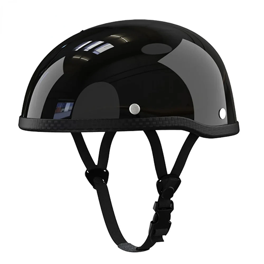 

Retro Motorcycle Half Helmet ABS+Cotton Plastic Cap Summer Half Face Unisex Helmet Motorbike Ridder Universal DOT Certified