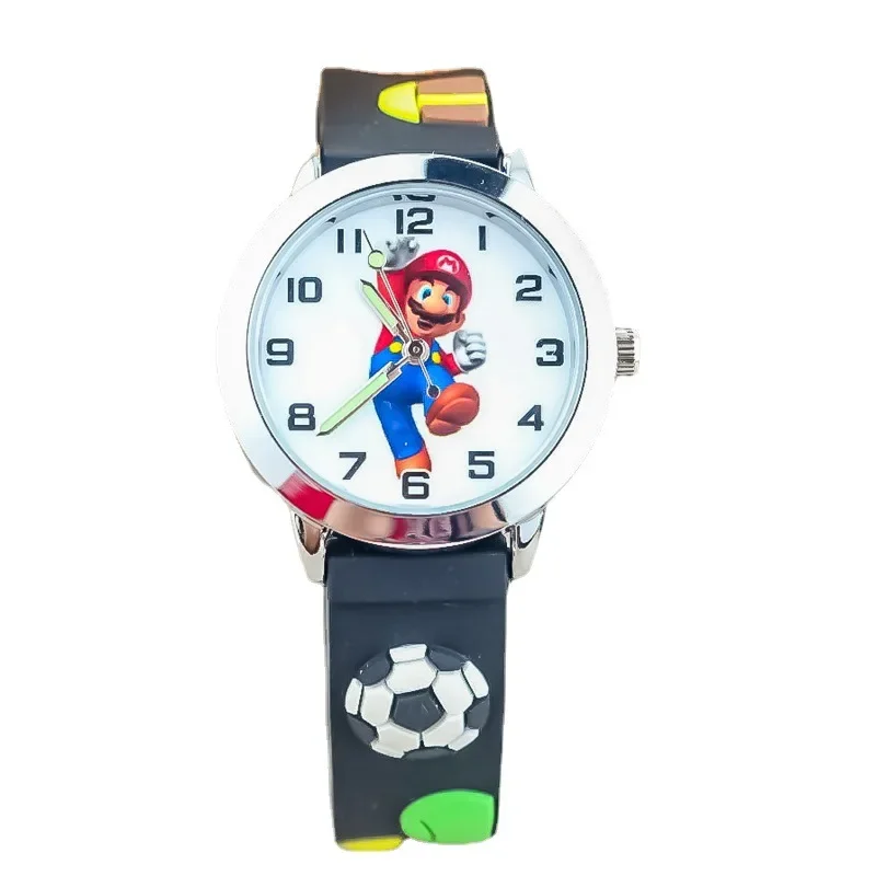 

Super Mario Bros. Watch Children's Silicone 3D Mario Cartoon Printed Quartz Digital Digital Watch Anime Peripheral Birthday Gift