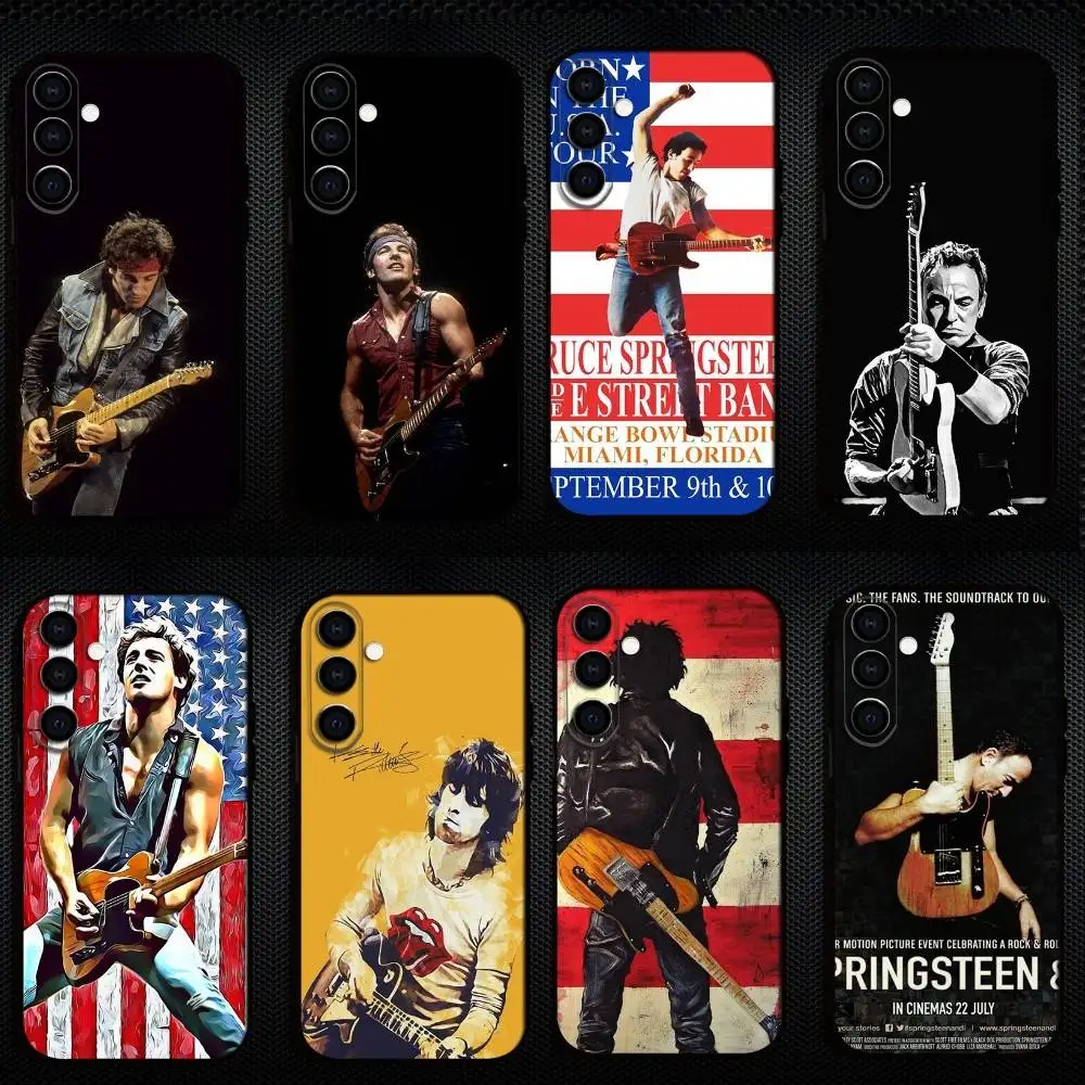 

Bruce Springsteen Phone Case For Samsung Galaxy A73,A72,A71,A70,A53,A52,A51,Others Soft Black Shell