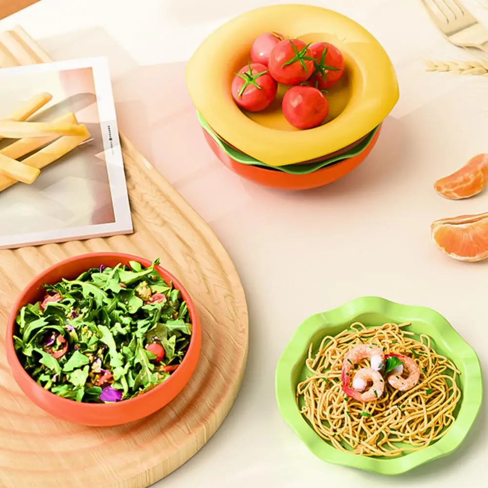 Party Sauce Container 6-layer Hamburger Appetizer Plates Set Stackable Mini Serving Dishes for Desserts Sauces Snacks for Salad