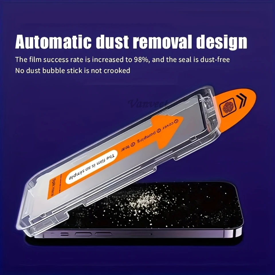 3 Piezas Recubrimiento Oleofóbico HD y Protector de Privacidad para iPhone 17 Pro Max Air 17Pro 16 15 14 13 Auto-Alineación Película Sin Polvo 5