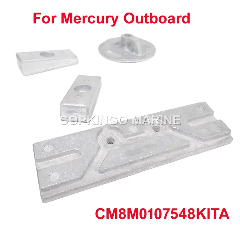 

Aluminium ANODES Kit For Mercury Outboard Engine Motor CM8M0107548KITA