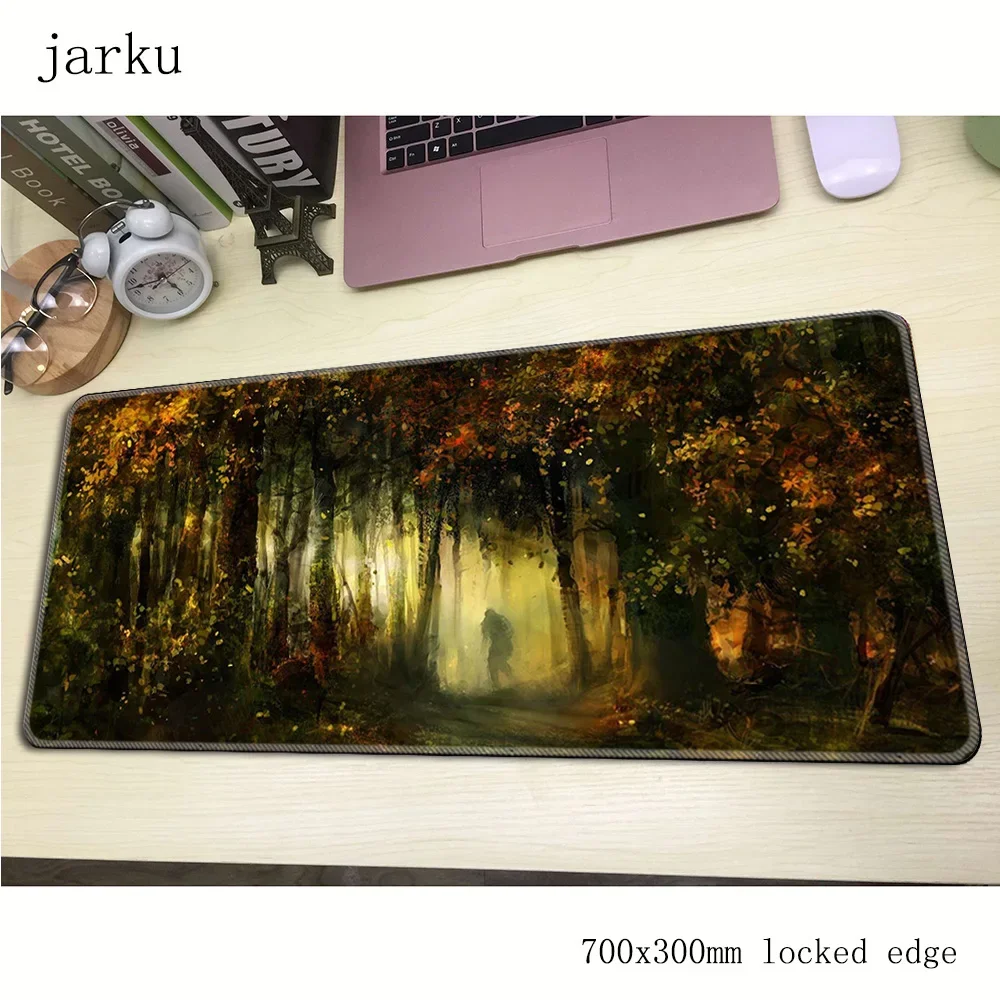 Forest Fantasy mouse pad Popular Computer mat 800x400X3MM gaming mousepad large padmouse cheapest keyboard games pc gamer desk