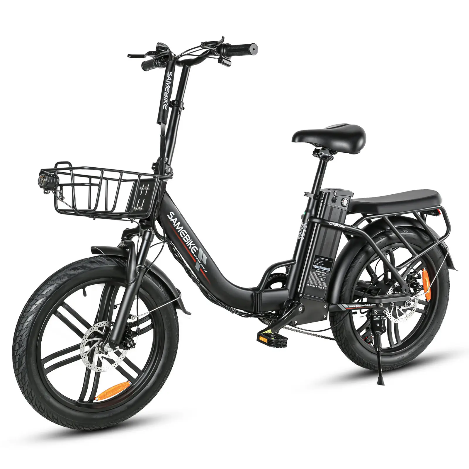Lightweight CY20 Folding Electric Bike 350W Motor 36V15AH Battery Mountain E-Bike 20-Inch Tire Urban Commuter Electric Bicycle image 5