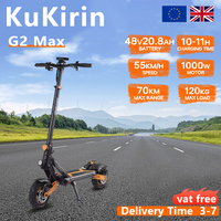 KuKirin G2 Max Electric Scooter 48V 20Ah Battery 80KM Range Kickscooter 1000W Power 55 km/h Speed 10 \