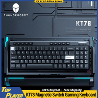 ThundeRobot KT78 Gaming Keyboard Customized E-Sport Magnetic Switch Hot Swappable Control Knob 0.1mm RT 8K Polling Rate