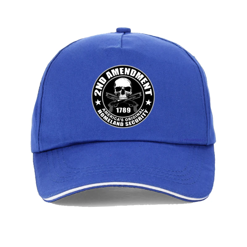 Fashion men hat 2nd Second Amendment Gun Rights printing Baseball Cap men women rock Snapback hats