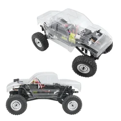 SCX24 guscio in plastica trasparente per parti di aggiornamento assiali per auto cingolate RC 1/24