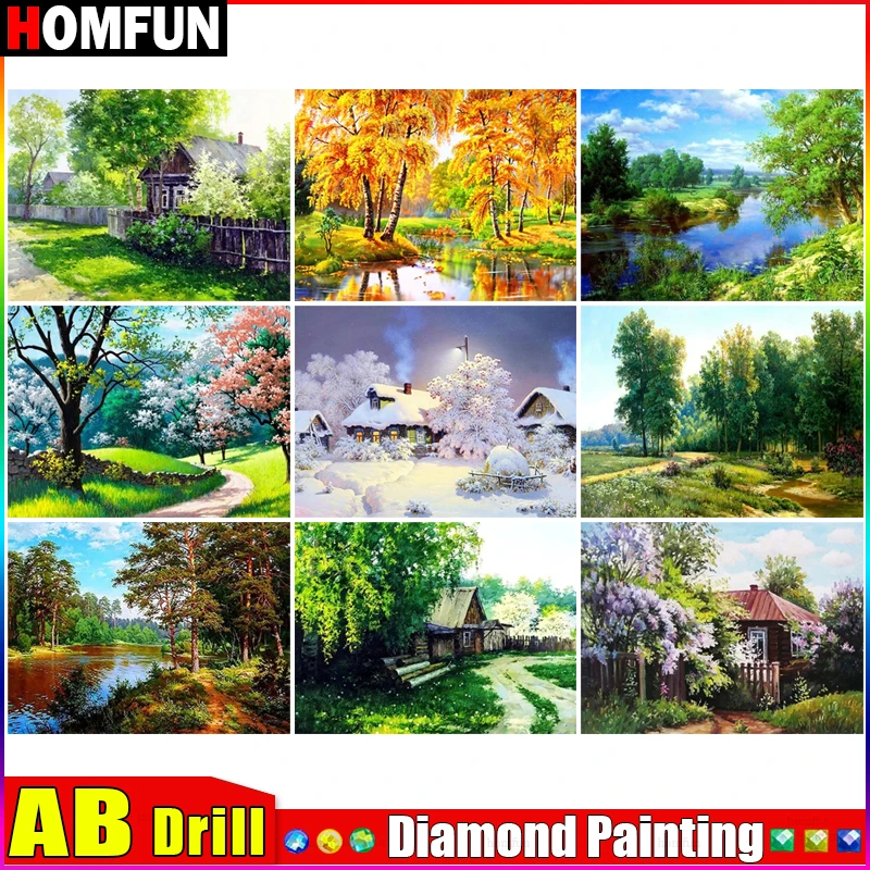 HOMFUN AB Diamond Painting 