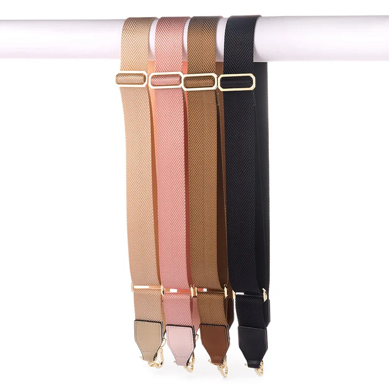 

Adjustable Solid Color Fabric Shoulder Strap For Women Bag Lady Pochette Purse Carry Belt Bag Parts Substitute 3.8CM