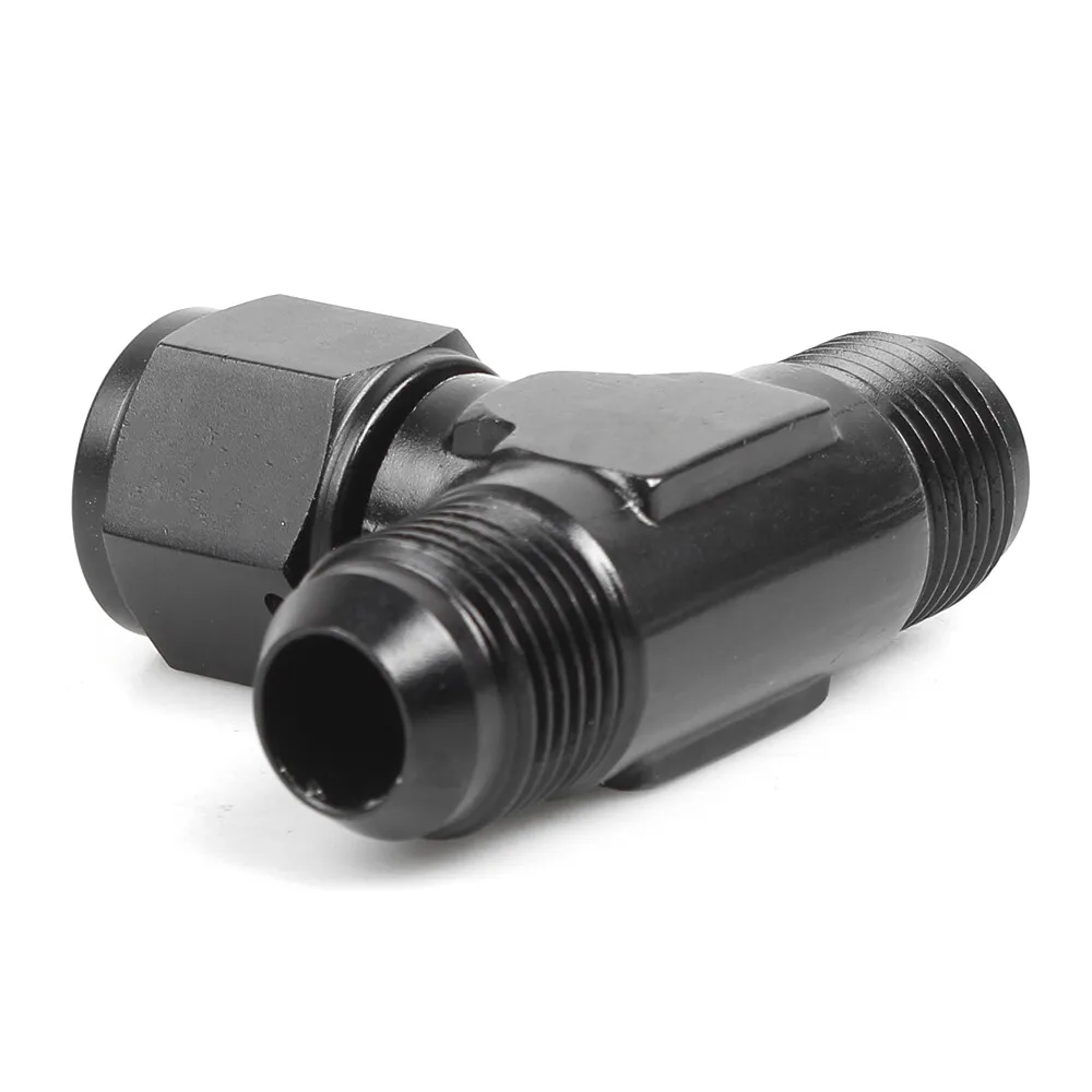 3-Way Tee T-Piece Fitting Adapter AN4 AN6 AN8 AN10 AN12 Female to AN Male BLACK