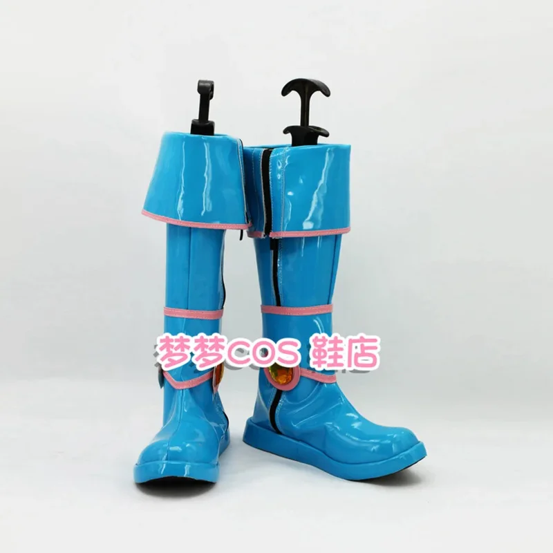 

2025 New Yu-Gi-Oh Dark Magician Girl Mana Shoes Halloween Anime Party Cosplay Boots Custom-Mad ☆wrl☆