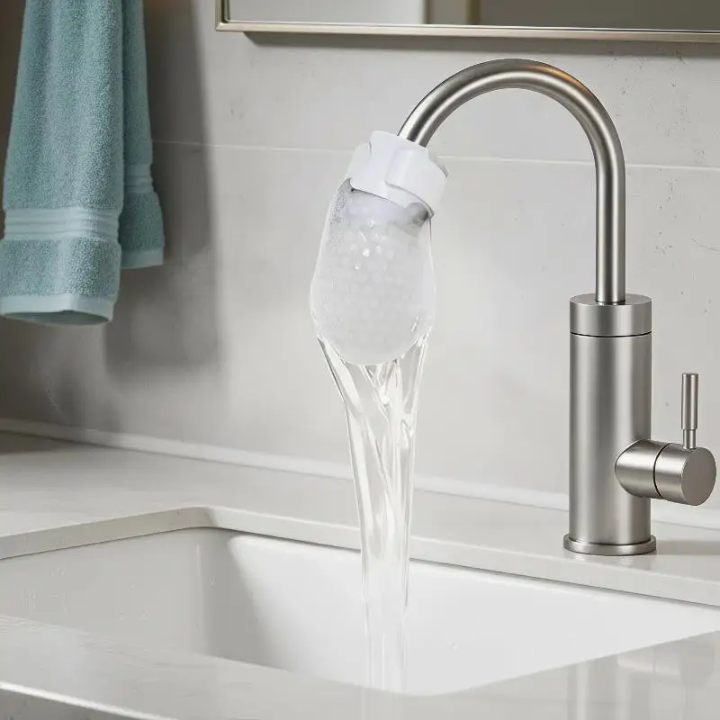 50PCS Faucet Filter Cotton High Efficiency Tap Water Purifier Pads Stop Splashing Remove Sediment for Kitchen