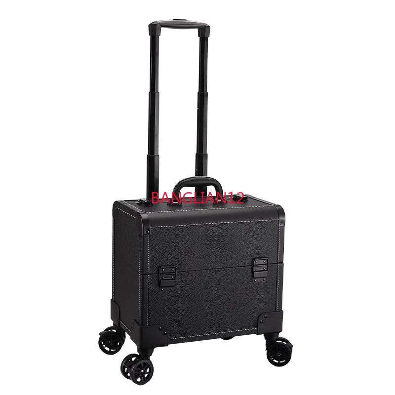 

Professional follow-up trolley cosmetic case, tattoo embroidery beauty manicure, technician storage toolbox