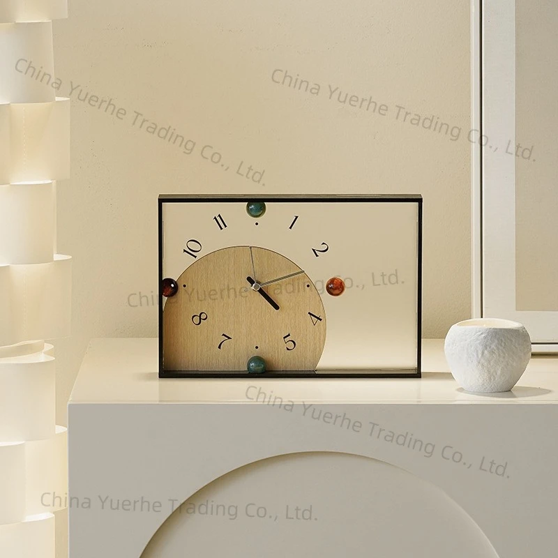 

Домашние креативные часы, украшение для входа в гостиную, настольное сиденье, украшение для часов