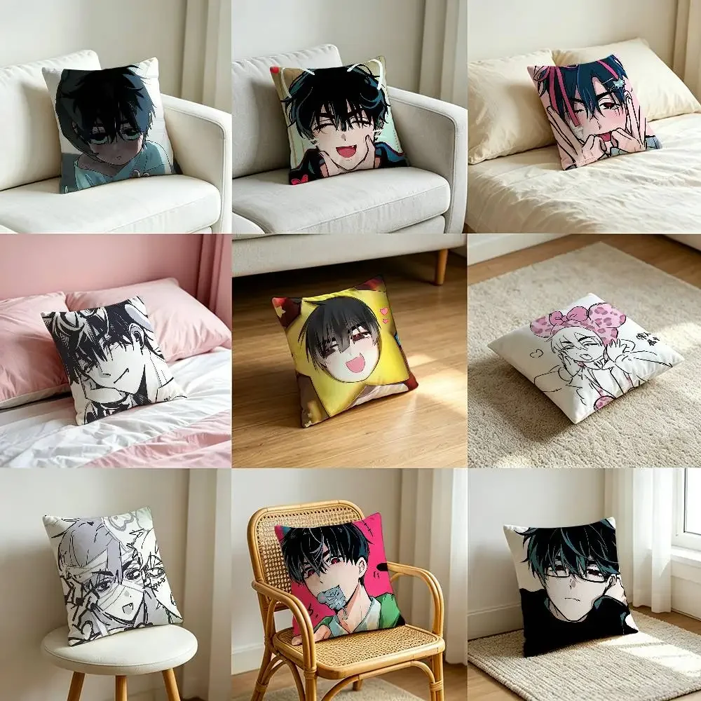Ivan Alien Stage Customizable Square Pillowcases, Stylish And Soft, Perfect For Beds, Cars, And Sofas.