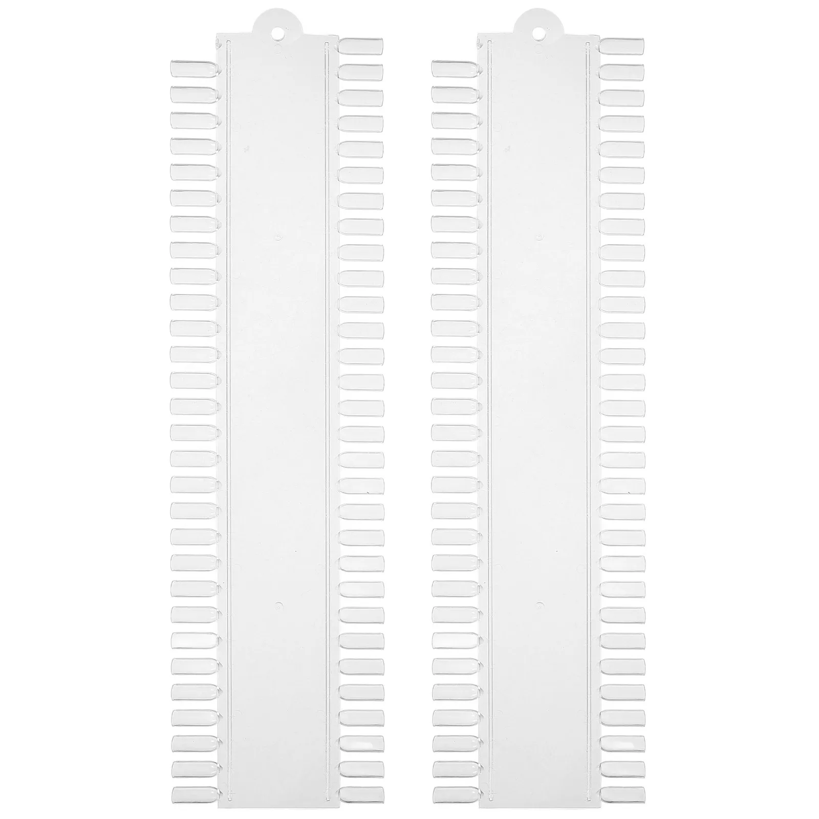

2Pcs Nail Polish Painting Display Board 60 Colors Transparent Practice Palette for Nail Art Lover Beginner Salon School Supplies