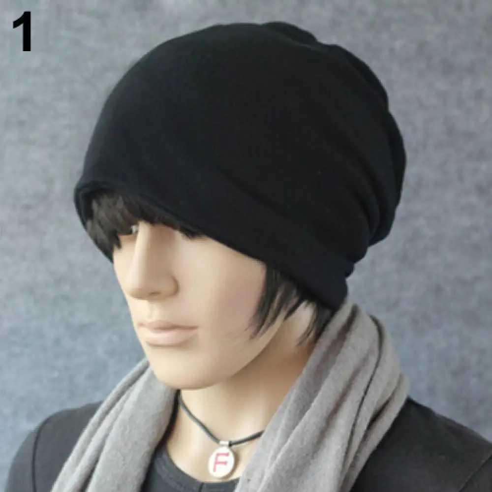 Women Men Fashion Winter Warm Crochet Knit Scarf Hip-Hop Cap Beanie Hat