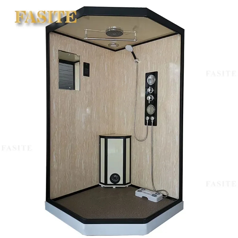 For Thickened Plate Integrated Bath Greenhouse Modular Bathroom House Durable Waterproof Easy Assembly Home Spa Shower