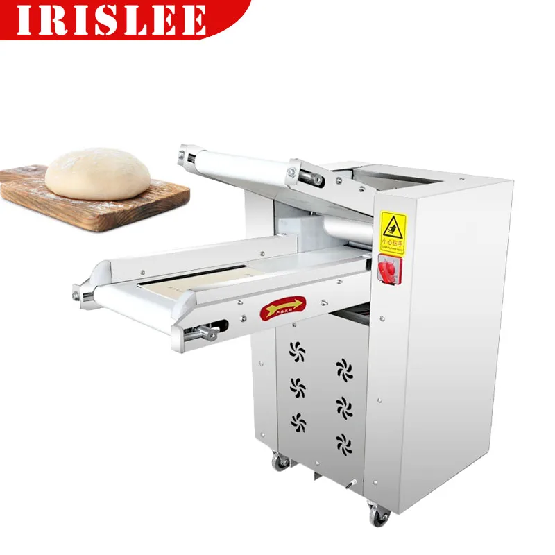 

Large Dough Sheeter Wrapper Automatic Pie Crust Press Machine Dumpling Commercial Pancake Roll Sheet Making Machine