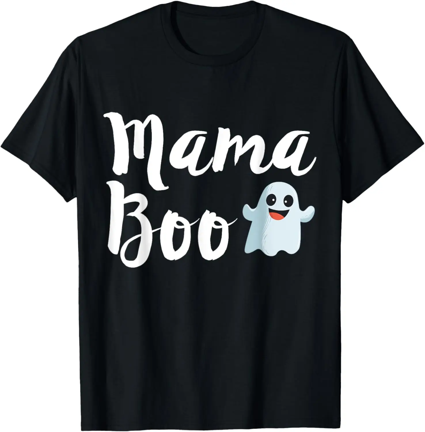 Mama Boo Halloween Family Matching Ghost Mom Gift T-Shirt