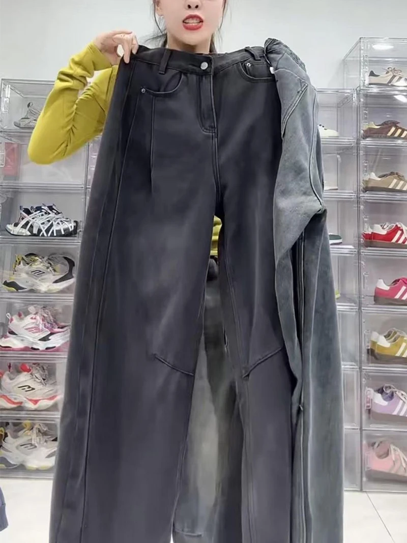 Pantaloni cargo da donna militare autunno cotone svasato cintura mamma minimalista comfort di alta qualità casual conciso semplice adatto sexy