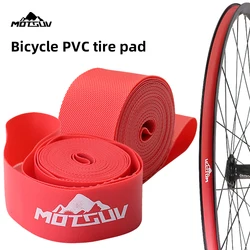 MOTSUV 1 Uds tubo de bicicleta cintas de llanta de PVC Premium tiras MTB bicicleta de montaña bicicleta de carretera cubierta de revestimiento de neumático plegable 26 27,5 29 700c pulgadas