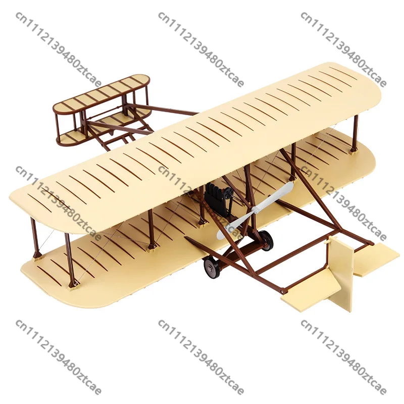 Alloy Retro Airplane Model 1:24 Scale Vintage Plane Finished Ornament Aviation Collection Desktop Decor Gift