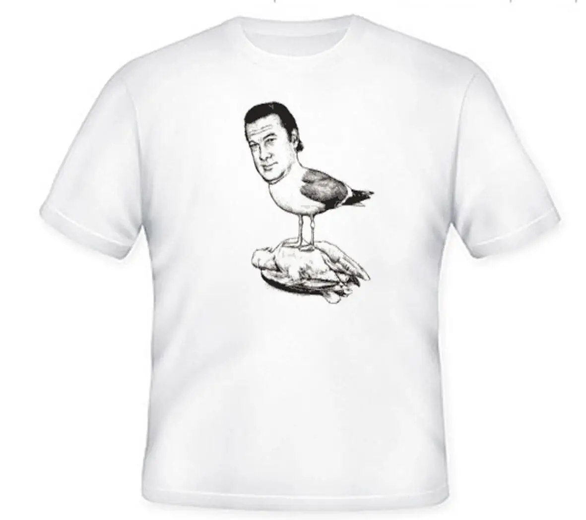 Steven SEAGAL/SEAGULL-FUNNY T-Shirt-Choose Size- show original title