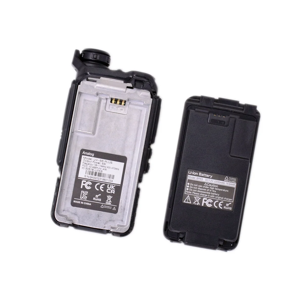 Quansheng UV-5R Plus Two Way Radio AM / FM 50-600Mhz RX Scrambler Encrypt DTMF Wireless Replication Fast Copy Channel Interphone