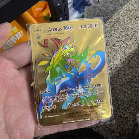 पोकेमोन मेटल कार्ड्स इन ड्यूश टेरास्टल पिकाचु आर्सियस चारिज़ार्ड DIY ट्रेडिंग फ़्लैश कार्ड एनीमे कार्टून उपहार 8 best sales पोकेमॉन मेटल - №8
