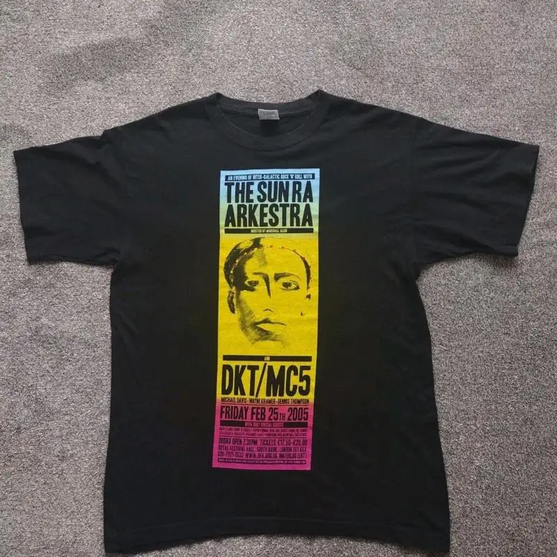 Vintage 2005 SUN RA AND HIS INTERGALACTIC ARKESTRA Black T-Shirt M