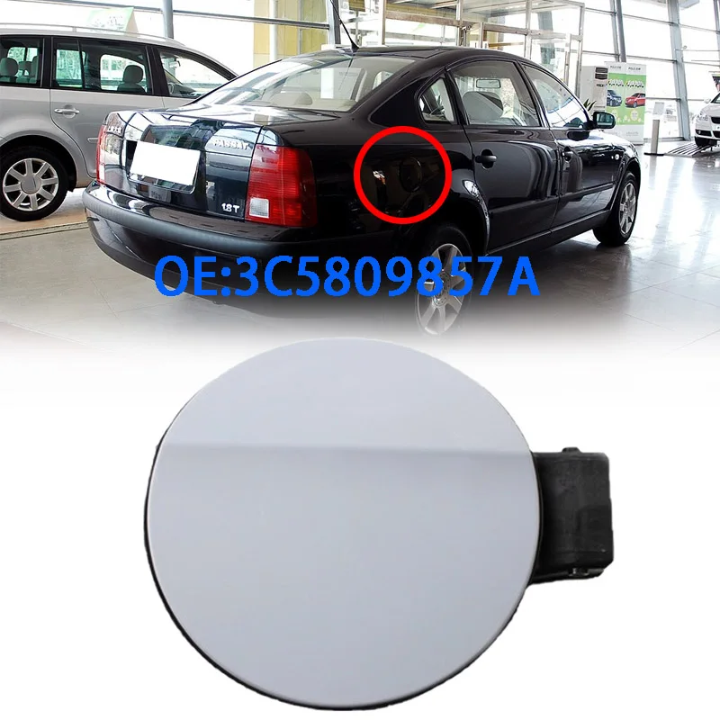 

For 06-11 Volkswagen VW Passat B6 Fuel Port Outer Cover Fuel Port Small Door Fuel Tank Cover 3C5809857A