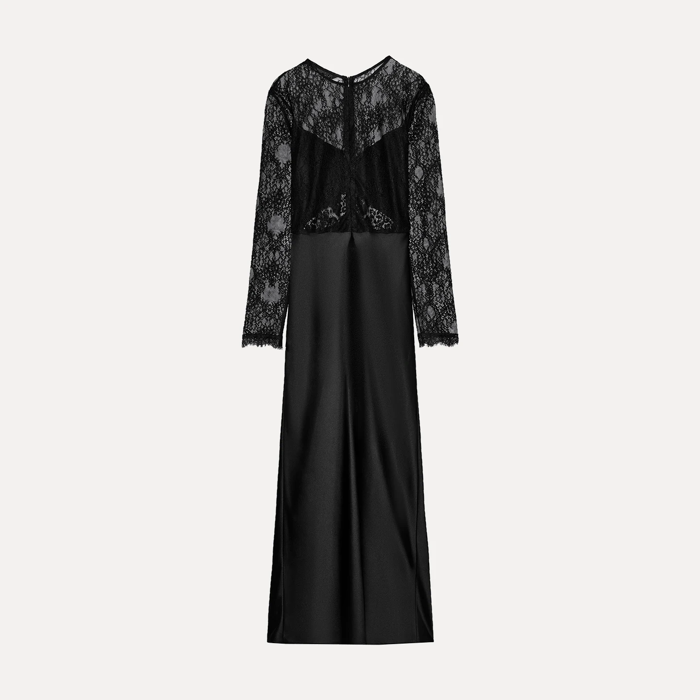 Casual Faionable Lange Kant Splice Dr Dames Sle Herfst 2025Z Dames Dr Dagelijkse kleding Volledig Sve Ander materiaal