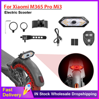 Wireless Remote Control Turn Signal Electric Scooter Turn Signals Lamp Horn for Xiaomi M365 Pro 1s Pro2 MI3 Modifity Accessories