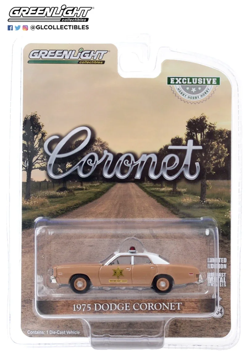 

1:64 1975 Dodge Coronet High Simulation Diecast Car Metal Alloy Model Car kids toys collection gifts W707
